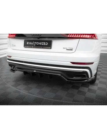 Diffuseur central Arrière (avec une barre verticale) AUDI Q8 S-LINE MK1 - Maxton