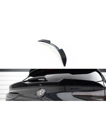 Plus Bas Extension Becquet / Aileron 3D ALFA ROMEO Stelvio Quadrifoglio MK1 - Maxton