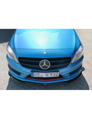 Lame de Pare-chocs Avant / Splitter MERCEDES-BENZ W176 AMG-LINE Avant Facelift - Maxton