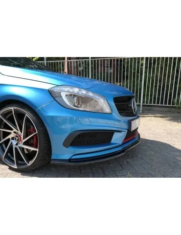 Lame de Pare-chocs Avant / Splitter MERCEDES-BENZ W176 AMG-LINE Avant Facelift - Maxton