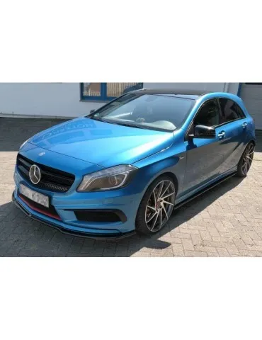 Lame de Pare-chocs Avant / Splitter MERCEDES-BENZ W176 AMG-LINE Avant Facelift - Maxton