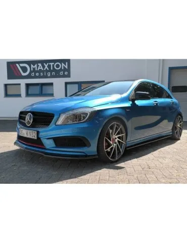 Lame de Pare-chocs Avant / Splitter MERCEDES-BENZ W176 AMG-LINE Avant Facelift - Maxton