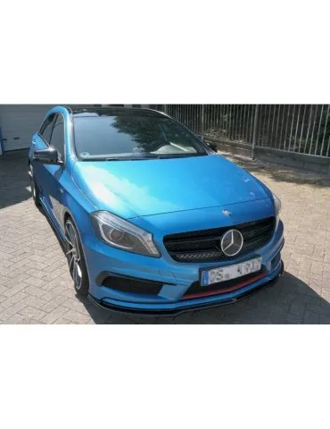 Lame de Pare-chocs Avant / Splitter MERCEDES-BENZ W176 AMG-LINE Avant Facelift - Maxton