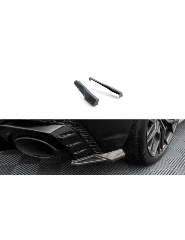Lame de pare-chocs Latérales Arrière Fibre de carbone AUDI RSQ8 MK1 - Maxton