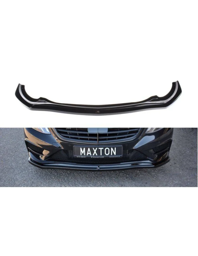 Lame de Pare-chocs Avant / Splitter V.1 MERCEDES-BENZ S-CLASS AMG-LINE W222 - Maxton
