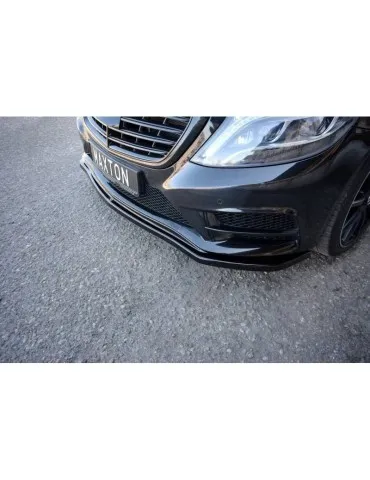 Lame de Pare-chocs Avant / Splitter V.1 MERCEDES-BENZ S-CLASS AMG-LINE W222 - Maxton