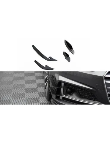 Déflecteurs d'air / Appuis de Pare-chocs Avant (Déflecteurs d'air) AUDI S5 / A5 S-LINE Coupe / Sportback F5 - Maxton