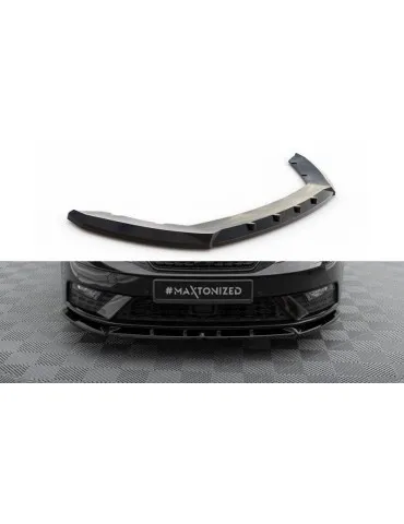 Lame de Pare-chocs Avant V.1 SEAT LEON MK3 Facelift - Maxton