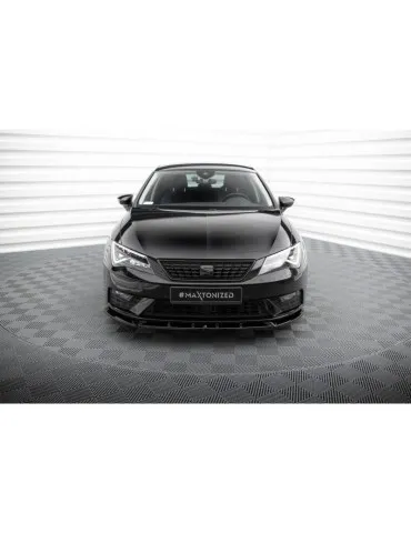 Lame de Pare-chocs Avant V.1 SEAT LEON MK3 Facelift - Maxton