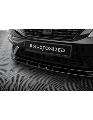 Lame de Pare-chocs Avant V.1 SEAT LEON MK3 Facelift - Maxton