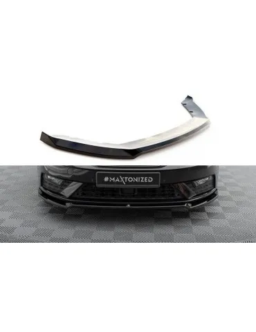 Lame de Pare-chocs Avant V.2 SEAT LEON MK3 Facelift - Maxton