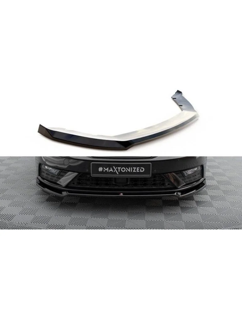 Lame de Pare-chocs Avant V.2 SEAT LEON MK3 Facelift - Maxton