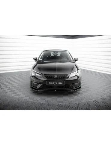 Lame de Pare-chocs Avant V.2 SEAT LEON MK3 Facelift - Maxton