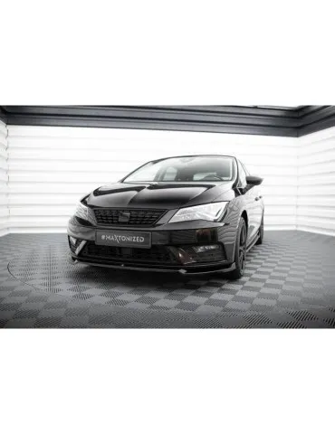 Lame de Pare-chocs Avant V.2 SEAT LEON MK3 Facelift - Maxton