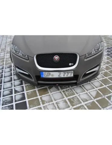 Lame de Pare-chocs Avant / Splitter JAGUAR XF (X250) MK1 SPORTBRAKE S-PACK - Maxton