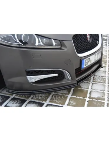 Lame de Pare-chocs Avant / Splitter JAGUAR XF (X250) MK1 SPORTBRAKE S-PACK - Maxton