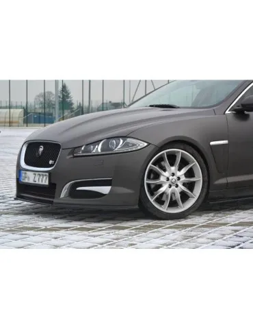 Lame de Pare-chocs Avant / Splitter JAGUAR XF (X250) MK1 SPORTBRAKE S-PACK - Maxton