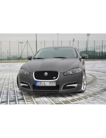 Lame de Pare-chocs Avant / Splitter JAGUAR XF (X250) MK1 SPORTBRAKE S-PACK - Maxton