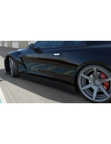 Set de Diffuseur de Bas de Caisse NISSAN GT-R Avant Facelift Coupe (R35-SERIES) - Maxton