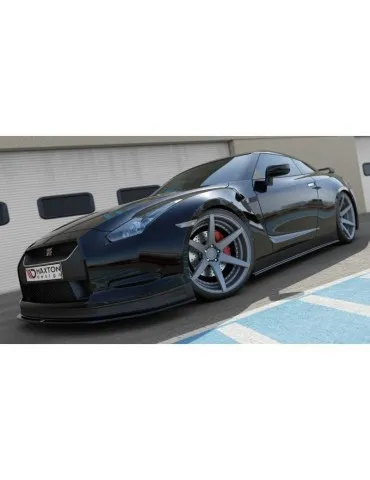 Set de Diffuseur de Bas de Caisse NISSAN GT-R Avant Facelift Coupe (R35-SERIES) - Maxton