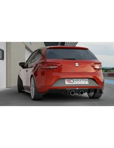 Lame / Diffuseur du Pare-chocs Arrière V.2 SEAT LEON CUPRA MK3 FL Hatchback - Maxton