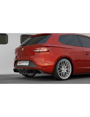 Lame / Diffuseur du Pare-chocs Arrière V.2 SEAT LEON CUPRA MK3 FL Hatchback - Maxton