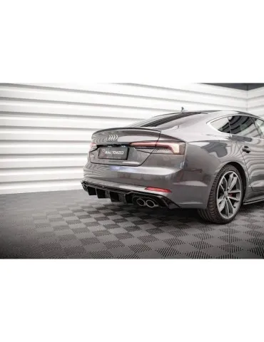 Lame / Diffuseur du Pare-chocs Arrière AUDI S5 F5 Coupe / Sportback - Maxton