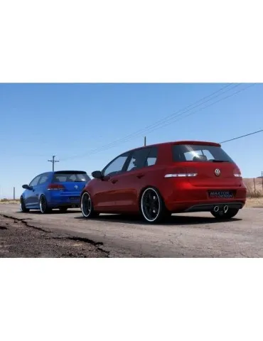 Lame / Diffuseur du Pare-chocs Arrière VW GOLF V R32  pour VW GOLF VI - Maxton