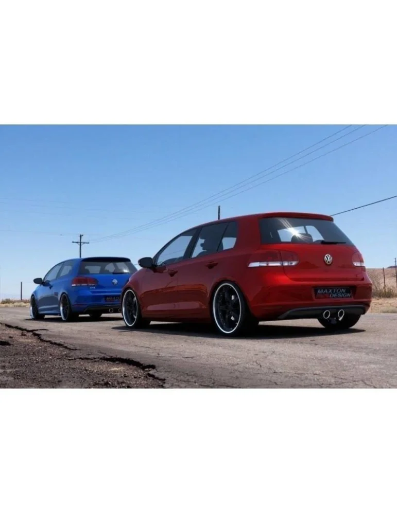Lame / Diffuseur du Pare-chocs Arrière VW GOLF V R32  pour VW GOLF VI - Maxton