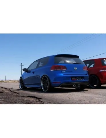 Lame / Diffuseur du Pare-chocs Arrière VW GOLF V R32  pour VW GOLF VI GTI - Maxton