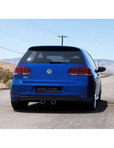 Lame / Diffuseur du Pare-chocs Arrière VW GOLF V R32  pour VW GOLF VI GTI - Maxton