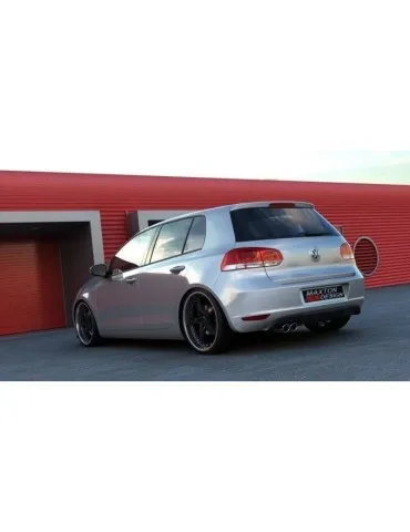 Lame / Diffuseur du Pare-chocs Arrière VW GOLF VI AVEC 1 ECHAPPEMENT - Maxton