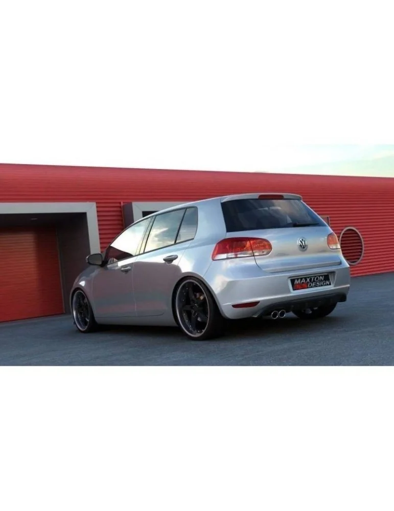 Lame / Diffuseur du Pare-chocs Arrière VW GOLF VI AVEC 1 ECHAPPEMENT - Maxton