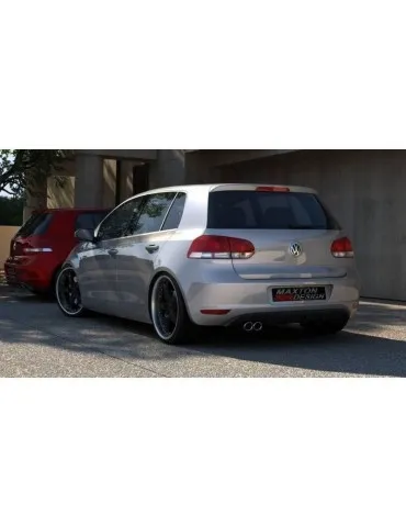 Lame / Diffuseur du Pare-chocs Arrière VW GOLF VI AVEC 1 ECHAPPEMENT - Maxton