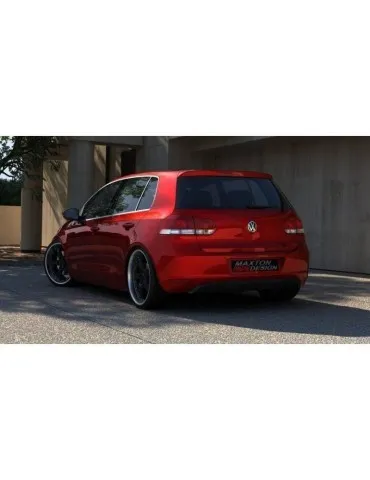 Lame / Diffuseur du Pare-chocs Arrière VW GOLF VI SANS ECHAPPEMENT - Maxton