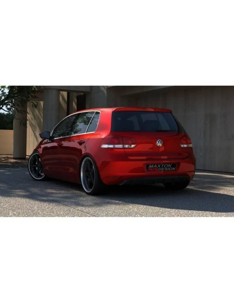 Lame / Diffuseur du Pare-chocs Arrière VW GOLF VI SANS ECHAPPEMENT - Maxton