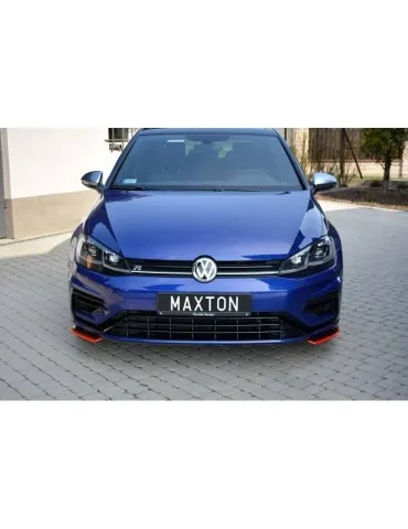 Lame de Pare-chocs Avant V.8 VW GOLF 7 R / R-Line Facelift - Maxton