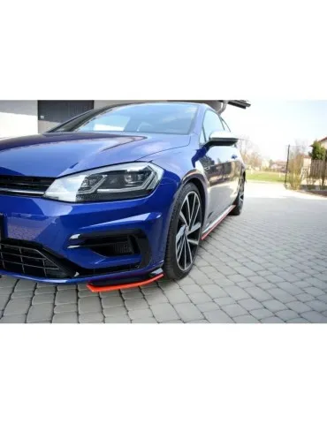 Lame de Pare-chocs Avant V.8 VW GOLF 7 R / R-Line Facelift - Maxton
