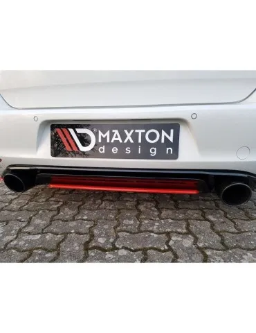 Lame / Diffuseur centrale Arrière VW GOLF Mk7 GTI CLUB sport - Maxton
