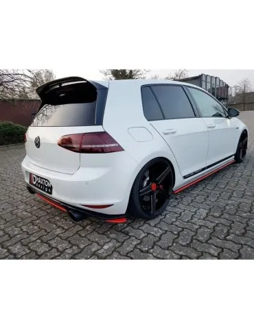 Lame / Diffuseur centrale Arrière VW GOLF Mk7 GTI CLUB sport - Maxton
