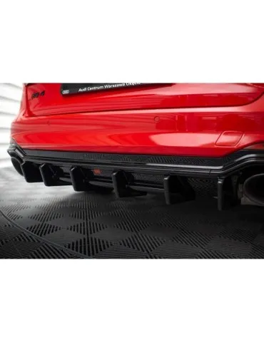 Lame / Diffuseur du Pare-chocs Arrière AUDI RS4 B9 Avant - Maxton