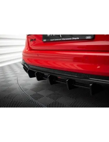 Lame / Diffuseur du Pare-chocs Arrière AUDI RS4 B9 Avant - Maxton