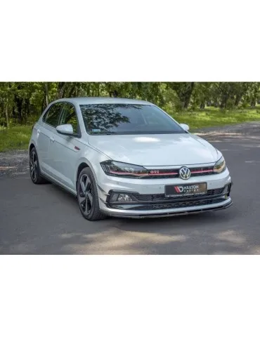 Lame de Pare-chocs Avant / Splitter V.1 VW POLO MK6 GTI - Maxton