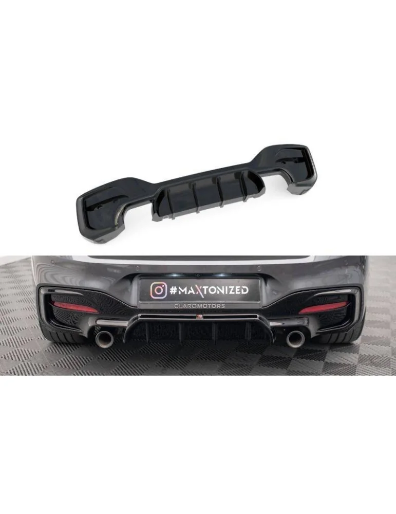 Lame / Diffuseur du Pare-chocs Arrière BMW 1 F20/ F21 Facelift M-Power - Maxton