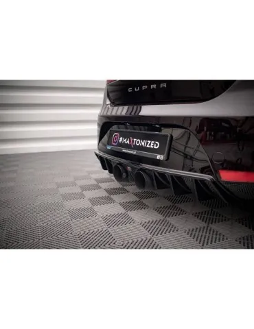 Lame / Diffuseur du Pare-chocs Arrière SEAT LEON 2 CUPRA/ Fr - Maxton