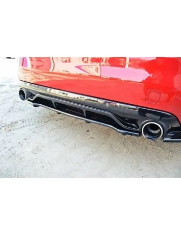 Diffuseur central Arrière PEUGEOT 308 II GTI (avec barres verticales) - Maxton