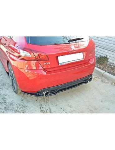 Diffuseur central Arrière PEUGEOT 308 II GTI (avec barres verticales) - Maxton