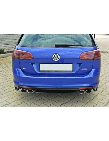 Diffuseur Lame / Diffuseur centrale Arrière VW GOLF MK7 R ESTATE (sans une barre verticale) - Maxton
