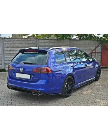 Diffuseur Lame / Diffuseur centrale Arrière VW GOLF MK7 R ESTATE (sans une barre verticale) - Maxton