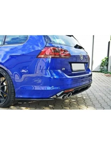 Diffuseur Lame / Diffuseur centrale Arrière VW GOLF MK7 R ESTATE (sans une barre verticale) - Maxton